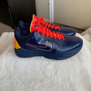 Nike Kobe 5 Protro Caitlin Clark Basketball Shoes Midnight Navy Men's Sz.7.5